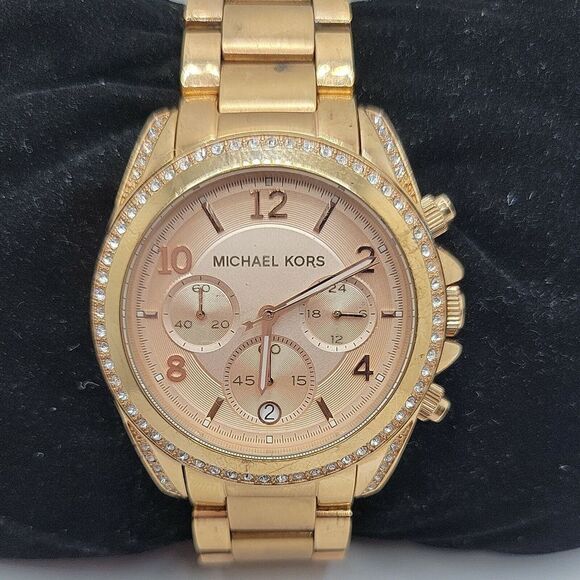 Michael Kors Blair MK5165 Women's Stainless Steel Analog Dial Quartz Watch AM350 - Picture 1 of 11